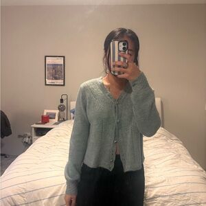 Korean Women's Cozy Knit Cardigan Sweater